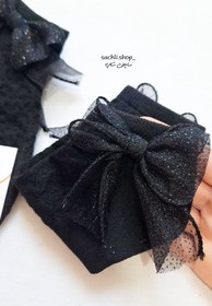 تصویر جوراب پاپیونی 