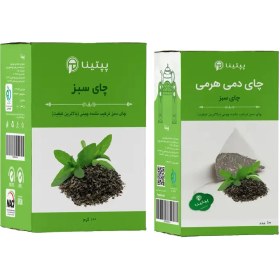 تصویر چای سبز خالص کیسه ای پپتینا بسته 10 عددی 