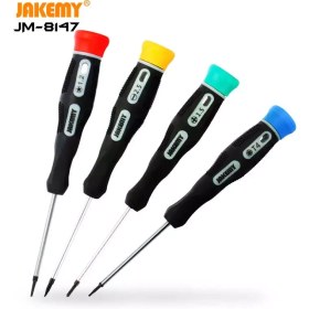 تصویر پیچ گوشتی چهارسو Jakemy JM-8147 1.5 Jakemy JM-8147 1.5 Screwdriver