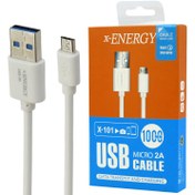 تصویر کابل تبدیل USB به microUSB ایکس-انرژی مدل X-101 طول 1 متر X-ENERGY X-101 USB To microUSB Cable