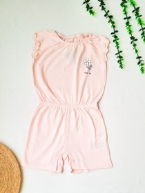 تصویر رامپر دخترانه لوپیلو گلبهی | سایز ۱۲ تا ۲۴ ماه 