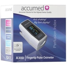 تصویر پالس اکسیمتر انگشتی مدل A300 آکیومد Accumed Fingertip Pulse Oximiter A300