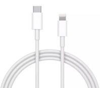 تصویر کابل تایپ سی به لایتنینگ آیفون اصلی اپل Apple USB-C To Lightning Cable 1M کابل تبدیل کابل تایپ سی لایتینگ به usb-c