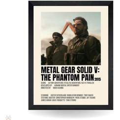 تصویر تابلو و پوستر Metal Gear Solid V - مدل Infographic 