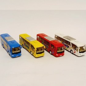 تصویر ماکت اتوبوس فلزی کینزفان مدل اسکانیا 