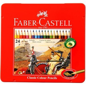 تصویر مداد رنگی 24 رنگ فابر-کاستل مدل Classic 