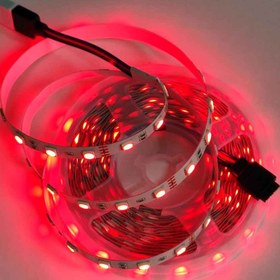 تصویر ریسه نواری RGB تراکم 60 12ولت بدون روکش گرید B - 1متری STRIP RGB 12 V 60LED B