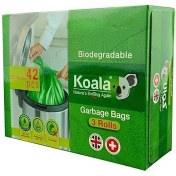 تصویر کيسه زباله 3 رول متوسط 42 ع تجزيه پذير 75*55 کوالا 