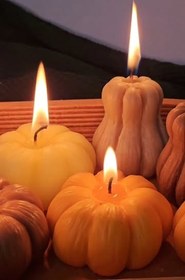 تصویر شمع کدو - کدو بلند 