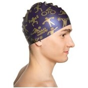 تصویر کلاه شنا چند رنگ مردانه و زنانه ورزش سیلیکون استخوان M0553 19 03W Mad Wave 