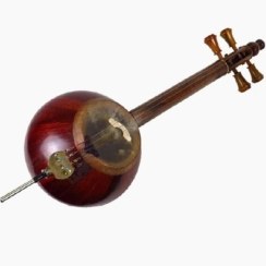 تصویر کمانچه مهدی جودکی چوب توت 