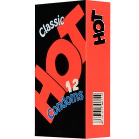 تصویر کاندوم هات مدل classic بسته 12 عددی 