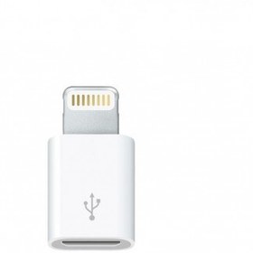 تصویر تبدیل micro USB به لایتنینگ مدل lightning adapter Lightning to Micro USB Adapter