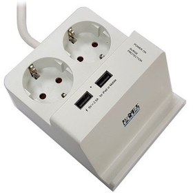 تصویر محافظ برق کی نت پلاس KP-PS04-USB-SPD 