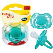 تصویر پستانک سرگرد بی بی لند 6 تا 18 ماه کد 384 Baby Land Silicon Pacifier 384