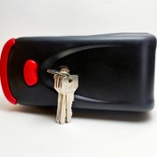 تصویر قفل کله گاوی اکسیناژ |OXINAZH قفل برقی ضدسرقت با 5 کلید معمولی 