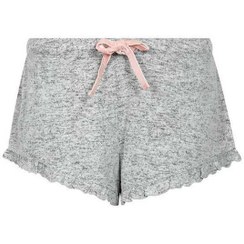 تصویر شلوارک زنانه طوسی ملانژ Tally weijl 