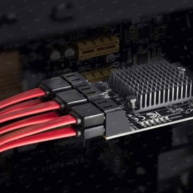 PCIE 1X SATA 3.0 Controller Card 2 poorten, 6 Gbit/s PCIE SATA uitbreidingskaart, PCIE naar SATA controller, PCIE 3.0 GEN3 ASMedia ASM1061