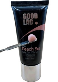 تصویر پلی ژل ناخن peach 02 گودلاک GOODLAC 30G 