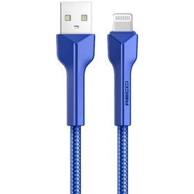 تصویر کابل انتقال دیتا و شارژ سریع لایتنینگ رسی Recci RTC-N24L THOR Lightning Fast Charging Data Cable 2.4A 