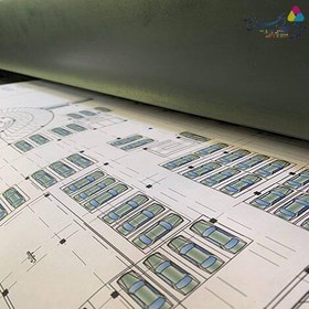 تصویر پلات رنگی کاغذ تحریر 