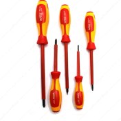 تصویر ست پیچ گوشتی دوسو و چهارسو عایق برق 5 عددی برند WFENG 