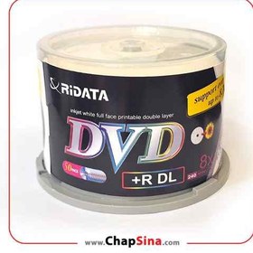 تصویر دی وی دی ناین Ridata Printable ظرفیت 8.7 گیگابایت 