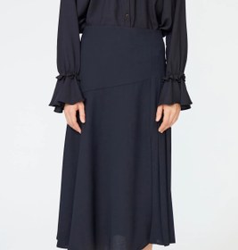 تصویر دامن کلوش چاک دار برند ادل شیک ا adLFlared Skirt with slit adLFlared Skirt with slit