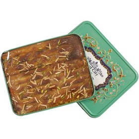 تصویر باقلوا جعبه فلزی 