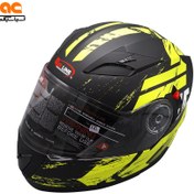 تصویر کلاه کاسکت ردلاین مدل 935 فک متحرک خط فسفری 