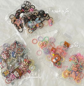 تصویر کش مو قیطونی کیفی ( ۵۰ عددی ) 