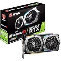 تصویر کارت گرافیک گیمینگ MSI سری جیفورس RTX 2060 با ظرفیت 8 گیگابایتی 256 بیت با نسل GDDR6 قابل اورکلاک با سیستم خنک کننده 2 فن WINDFORCE با پشتیبانی از VR Ready و DirectX 12 و سوکت های اتصالی (1*HDMI و DP Port*3) بدنه فلزی و پلاستیک با نور پس زمینه RGB / رنگ مشکی MSI Gaming GeForce RTX 2060 Super 8GB GDRR6 256-bit HDMI/DP G-SYNC Turing Architecture Overclocked Graphics Card (RTX 2060 Super Gaming X)