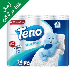 تصویر دستمال توالت تنو ۲۴ رول ۳ لایه 