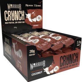 تصویر پروتئین بار واریورشکلات نارگیلWARRIOR CRUNCH 