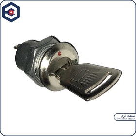 تصویر کلید سوئیچ پاور 12 ولت مدلHT HT - Metallic 2 position Key switch ON/OFF