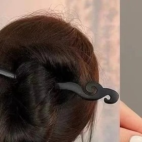 تصویر پین مو یا کانزاشی چوبی 