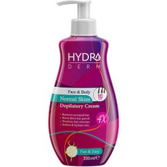 تصویر کرم موبر صورت و بدن بانوان هیدرودرم Hydroderm Depilatory Cream for Face and Body 330 ml