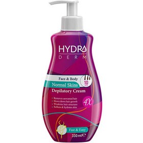 تصویر کرم موبر صورت و بدن بانوان هیدرودرم Hydroderm Depilatory Cream for Face and Body 330 ml