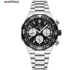 تصویر ساعت مچی مردانه نیوی فورس مدل NF8049SBS با بند استیل 