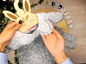 تصویر پیرهن یقه گیپور 