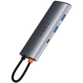 تصویر هاب USB-C هفت پورت بیسوس مدل Metal Gleam WKWG020113 ا Baseus Metal Gleam WKWG020113 7-Port USB-C HUB Baseus Metal Gleam WKWG020113 7-Port USB-C HUB