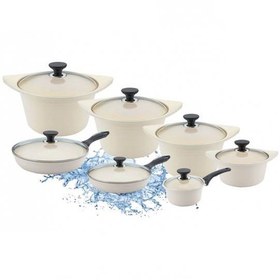 تصویر سرویس قابلمه سرامیکی 14 پارچه کیپ مدل KCS-175 Keep KCS-175 Pot Set 9 Pieces