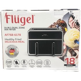 تصویر سرخ کن دوقلو فلوگل مدل AF786-6178 FLUGEL AIR FRYER AF786-6178