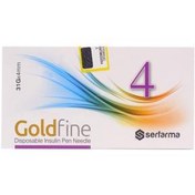 تصویر خرید سر سوزن قلم انسولین 4 میلی متر گلد فاین پلاس plus | پیام دیابت Gold Fine plus Insulin Pen Needle 4 mm