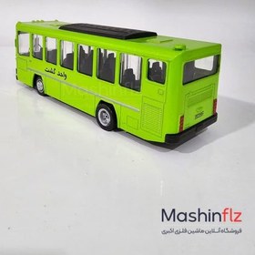 تصویر ماشین فلزی اتوبوس واحد 12 سانتی کد 16051 