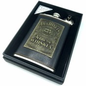 تصویر کادویی قمقمه جیبی تک استیل مدل جک دنیلز کد L510066 