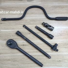 تصویر ست بکس ۲۴ پارچه برند کینگ تولز فشار قوی 