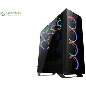 تصویر کیس کامپیوتر مسترتک مدل تی 500 گیمینگ T500 Gaming Computer Case