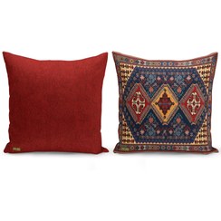 تصویر کاور کوسن طرح سنتی کد RH116 مجموعه دو عددی 