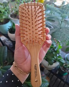 تصویر برس مو چوبی - مستطیلی کوچک 